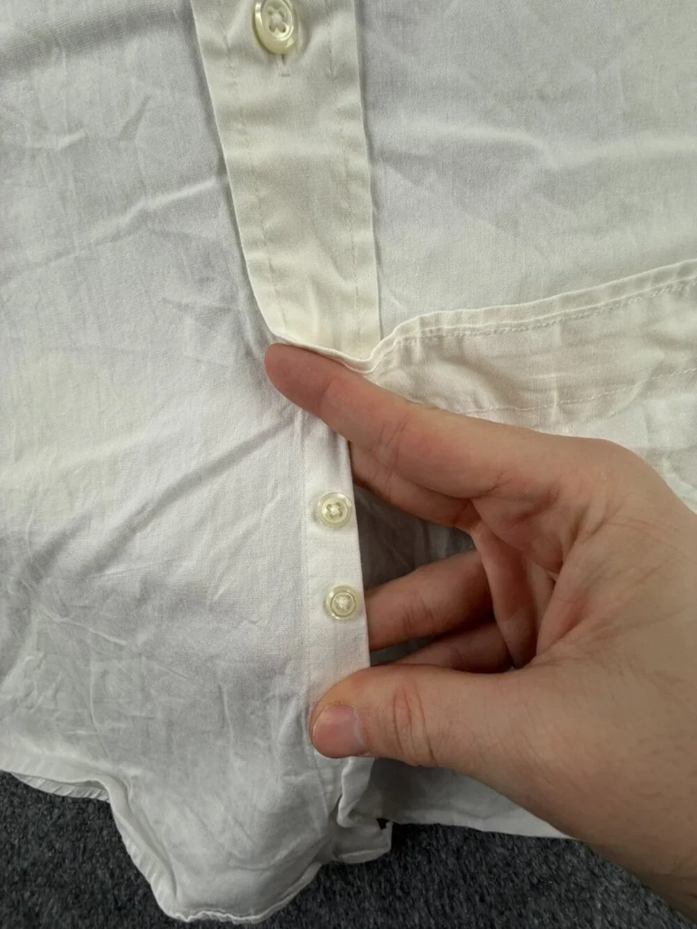 Brooks Brothers Basics White Long Sleeve Button Up Shirt 16 32 Cotton Woven Men